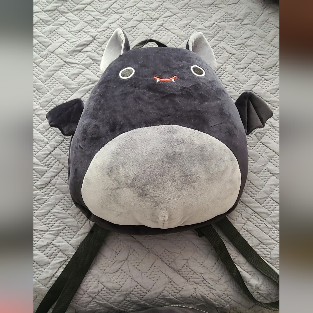 Squishmallow bat backpack new without tags